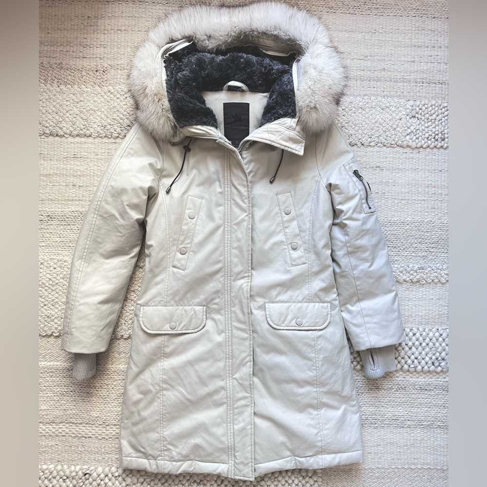 Spiewak 1904 Aviation N3-B Down Parka with Fox Fur size Small